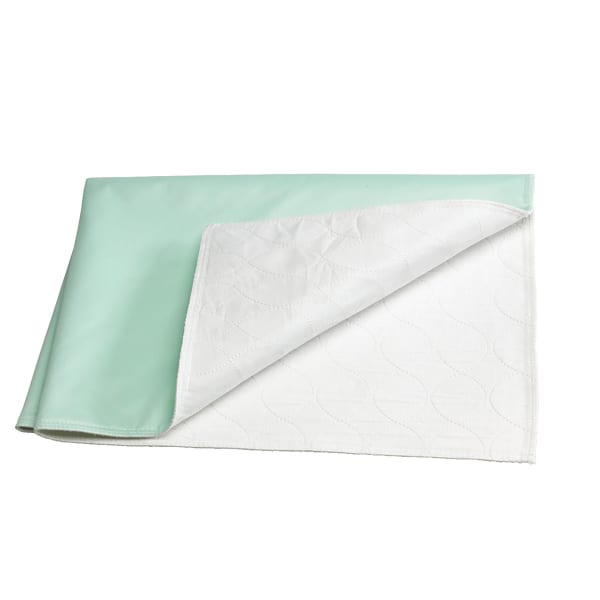 Medline Triumph Underpads, 34in x 36in, Green/White, Pack Of 12