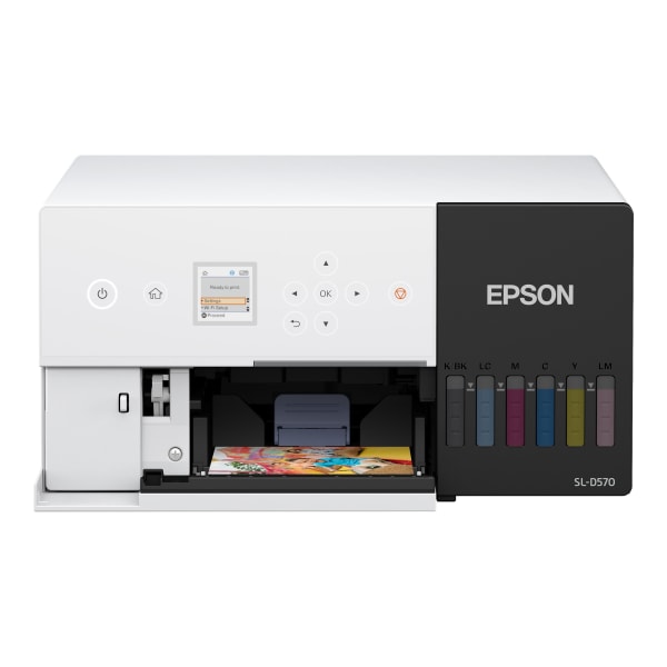 Epson SureLab D570 Dye Sublimation Printer - Color - Photo Print - Desktop - 14 Second Photo - 1440 x 720 dpi - Fast Ethernet - Wireless LAN - USB