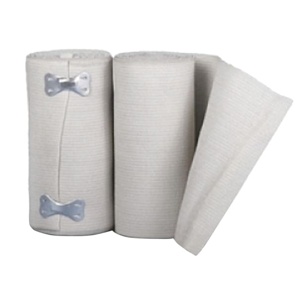 Medline Sure-Wrap Nonsterile Elastic Bandages, 6in x 5 Yd., Tan, Pack Of 50