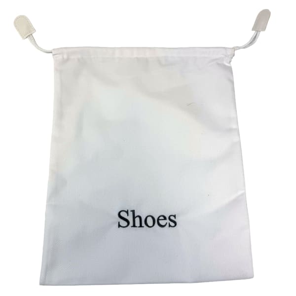 Hospitality Source Reusable Shoe Bags, 11in x 14in, White, Pack Of 50 Bags