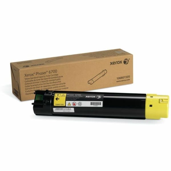 Xerox 6700 Yellow Toner Cartridge, 106R01505
