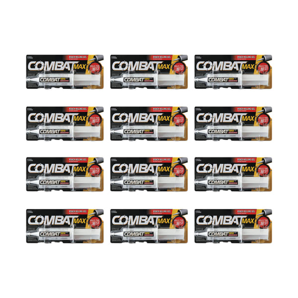 Combat Source Kill Max Roach Killing Gel, 2.1 oz Syringe, 12/Carton