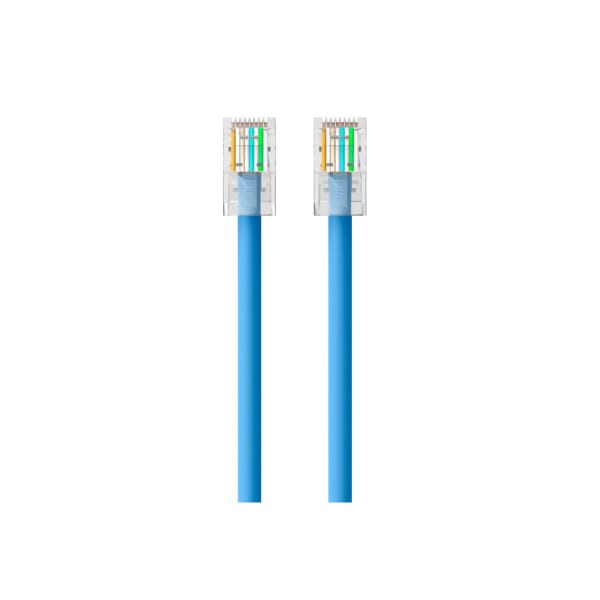 Belkin - Patch cable - RJ-45 (M) to RJ-45 (M) - 10 ft - UTP - CAT 6 - molded - blue