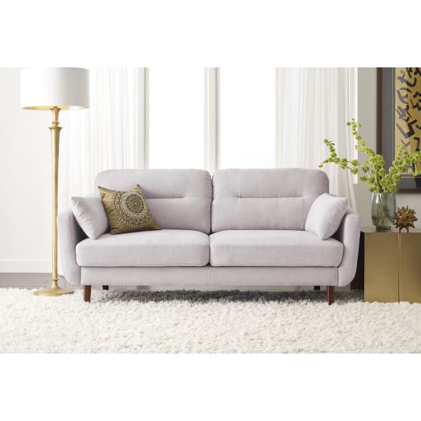 Serta Sierra Collection Sofa, Ivory/Chestnut