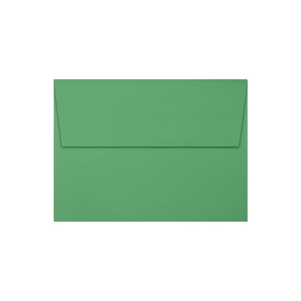 LUX Invitation Envelopes, A7, Peel & Stick Closure, Holiday Green, Pack Of 50