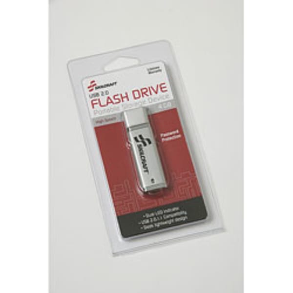 USB Flash Drive With 256-Bit AES Encryption, 8GB (AbilityOne 7045-01-558-4985)