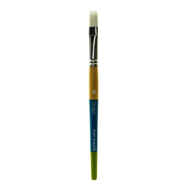 Princeton Snap Paint Brush, Size 16, Flat Bristle, Synthetic, Multicolor