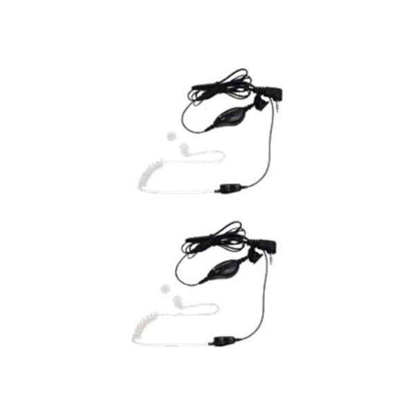 Motorola 1518 Surveillance Earbud Headsets, Black, Pack Of 2 Headsets