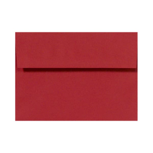 LUX Invitation Envelopes, A2, Peel & Press Closure, Ruby Red, Pack Of 50