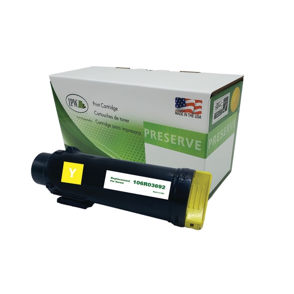 IPW Preserve Remanufactured Yellow Extra-High Yield Toner Cartridge Replacement For Xerox 106R03692, 106R03692-R-O