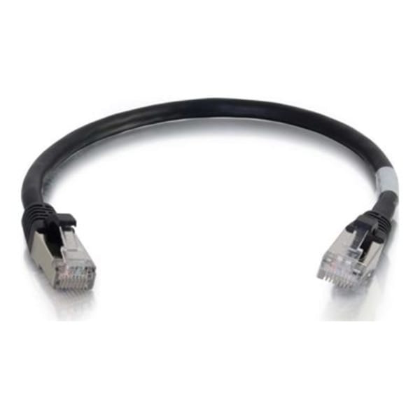 C2G 15ft Cat6 Ethernet Cable - Snagless Shielded (STP) - Black - Category 6 for Network Device - RJ-45 Male - RJ-45 Male - Shielded - 15ft - Black