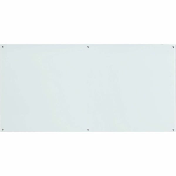 Lorell Premium Glass Unframed Dry-Erase Whiteboard, 48in x 96in, White