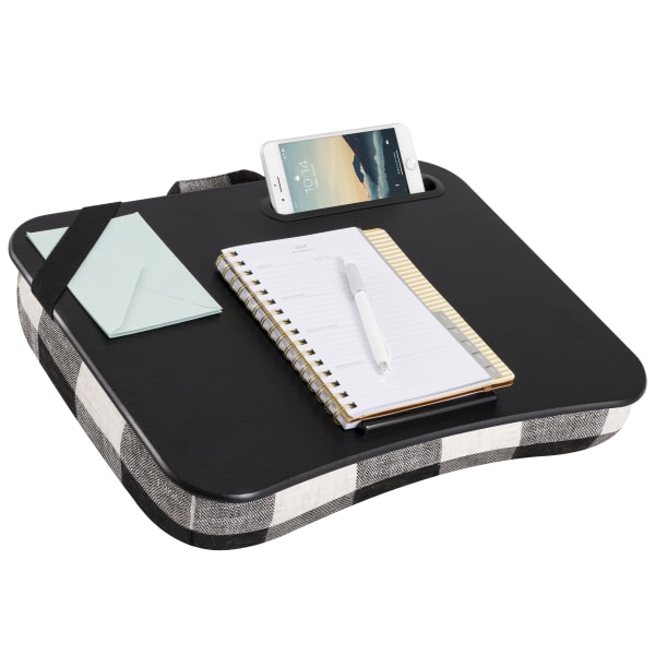 LapGear Designer Lap Desk, 2-3/4inH x 17-3/"W x 2-3/4inD, Buffalo Check