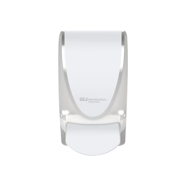 SC Johnson Manual Soap Dispenser - Manual - 1.06 quart Capacity - Durable, Antimicrobial, Anti-bacterial - White - 1Each