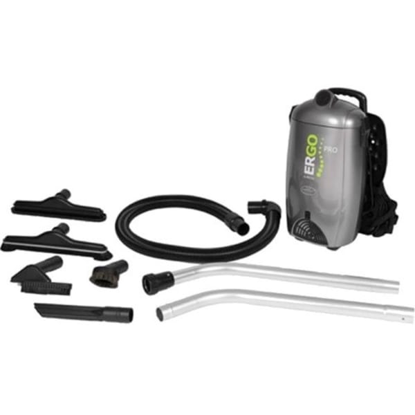 Atrix Ergo Pro HEPA Backpack Vacuum, Silver