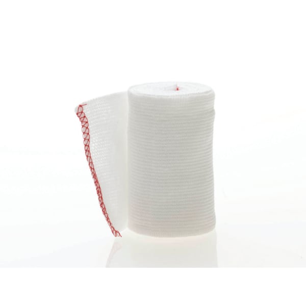 Medline Non-Sterile Swift-Wrap Elastic Bandages, 3in x 5 Yd., White, 10 Bandages Per Box, Case Of 5 Boxes