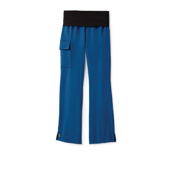 Medline Ocean Ave Spandex Womens Scrub Pants, 3X, Royal Blue