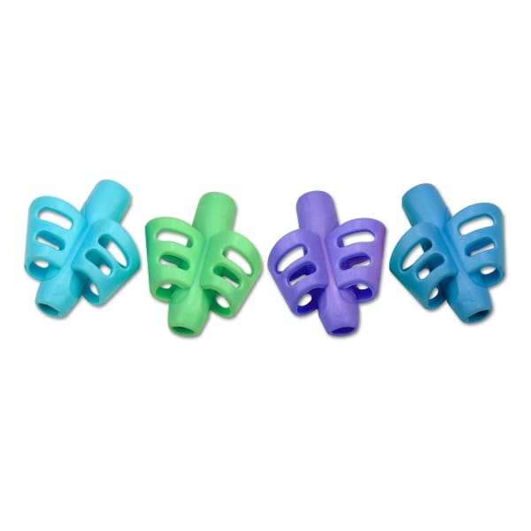 The Pencil Grip The DUO Grip Pencil Grips, 1in, Assorted Colors, Set Of 100 Grips