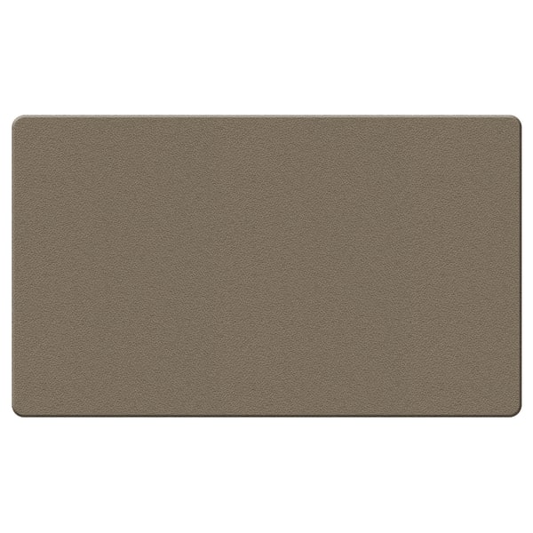 Ghent Fabric Bulletin Board With Wrapped Edges, 18in x 24in, Taupe