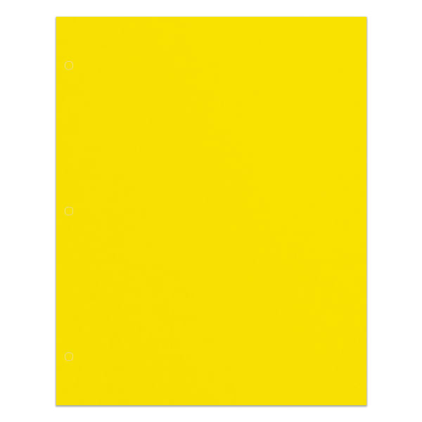 Office Depot Brand 2-Pocket School-Grade Paper Folder, Letter Size, Yellow