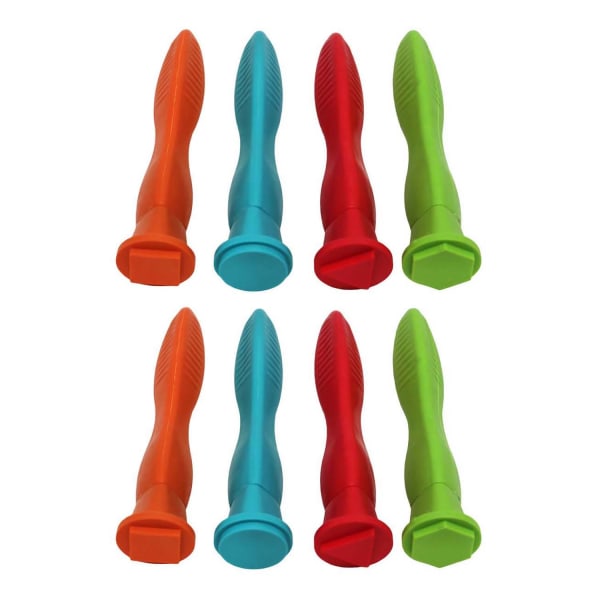 READY 2 LEARN Easy Grip Geometric Stampers, 4 Per Pack, Set Of 2 Packs