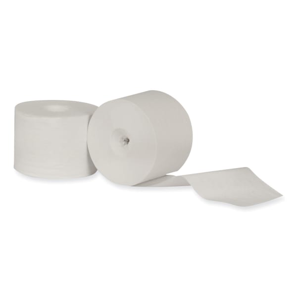 Tork Coreless High Capacity Bath Tissue, 2-Ply, White, 750 Sheets/Roll, White, 36/Carton