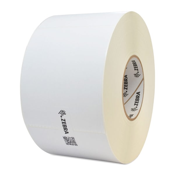 Zebra Z-Perform 1500T Thermal Transfer Labels, Rectangular, 4in x 6in, White, Roll Of 1,000 Labels