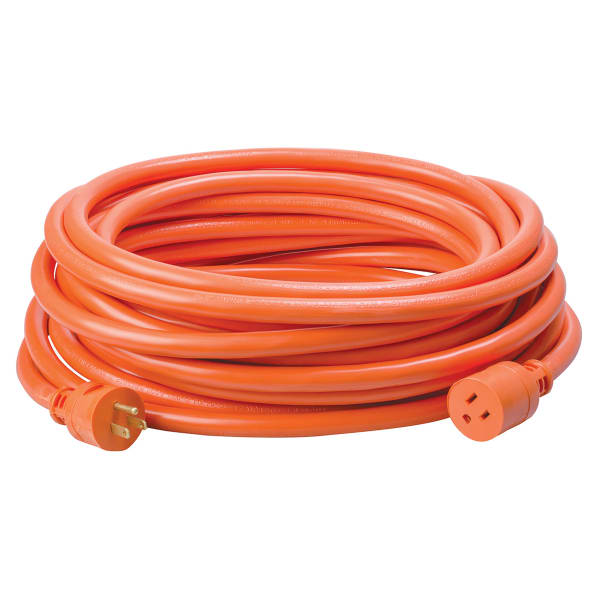 Southwire Vinyl Extension Cord, 50ft, Orange