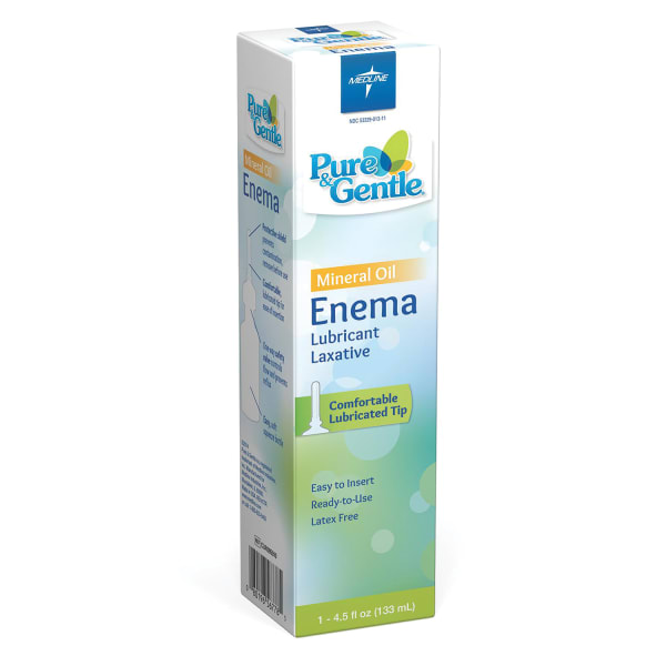 Pure & Gentle Mineral Oil Enemas, 4.5 Oz, Case Of 24 Enemas