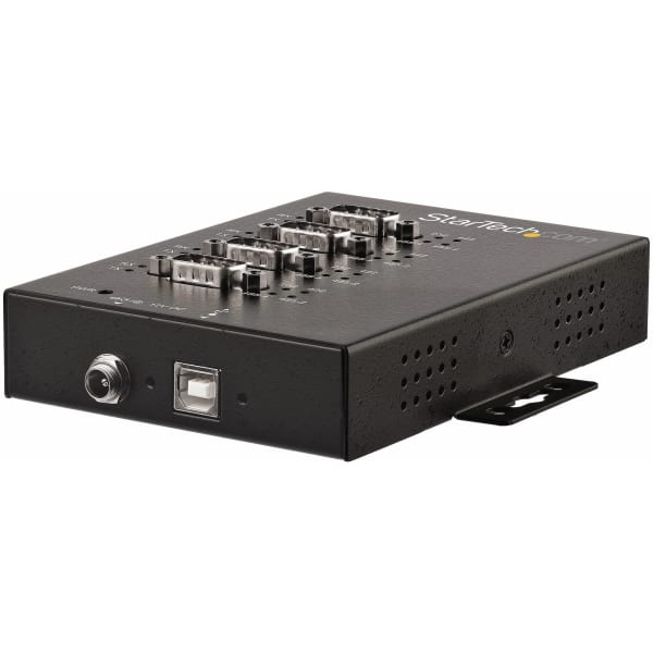 StarTech.com 4-Port Industrial USB to RS-232/422/485 Serial Adapter - 15 kV ESD Protection - USB to Serial Adapter - Add four COM ports supporting three serial protocols to easily connect serial devices to your computer through USB