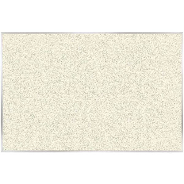 Ghent Vinyl Bulletin Board, Aluminum Frame, 48inH x 72inW, Ivory