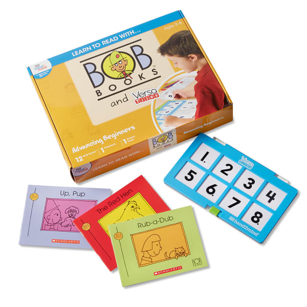 Hand2Mind Learn To Read With Bob Books And Versatiles Advancing Beginners Set