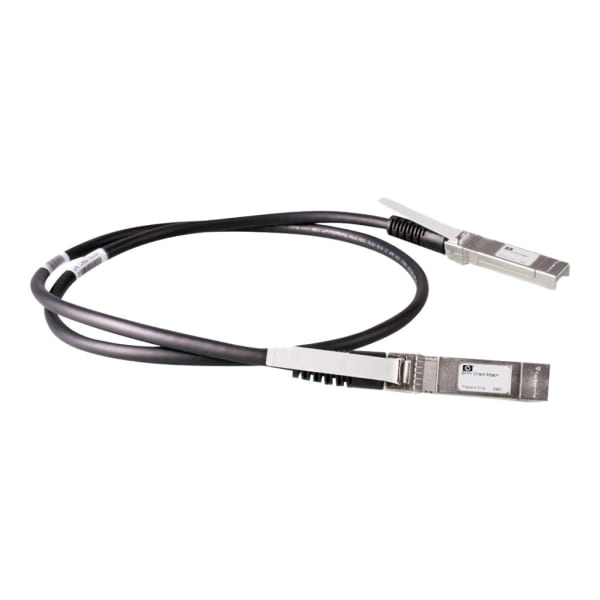 HPE X240 Direct Attach Cable - Network cable - SFP+ to SFP+ - 4 ft - for Edgeline e920; FlexFabric 12902; ProLiant e910t 2U; SimpliVity 380 Gen10, 380 Gen9