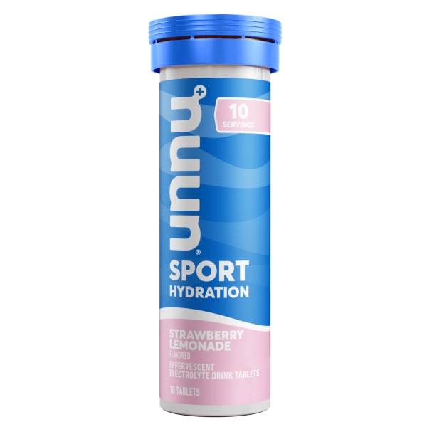 Nuun Sport Strawberry Lemonade, 10 Tablets Per Tube, Box Of 8 Tubes
