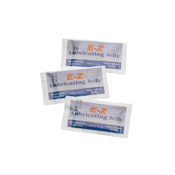 Medline Sterile Lubricating Jelly, 0.09 Oz, Clear, Box Of 144 Packs