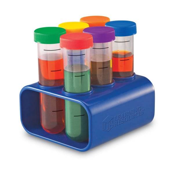 Learning Resources Primary Science Jumbo Test Tubes With Stand
