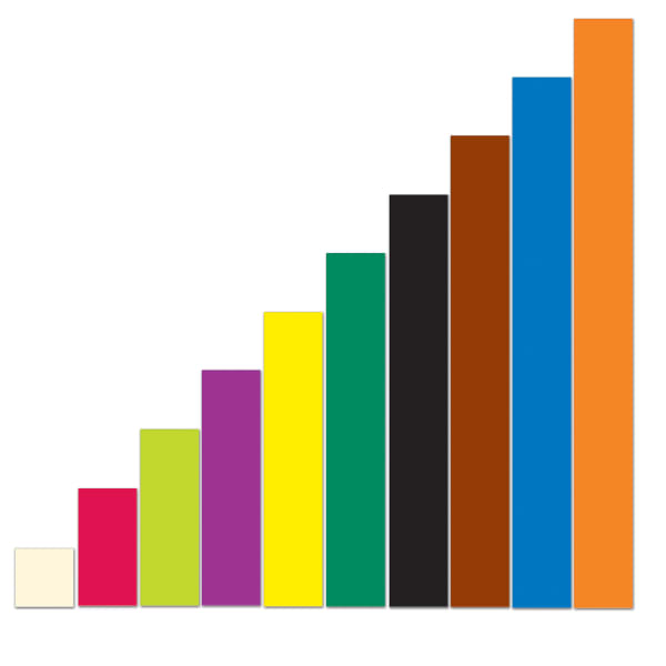 Learning Resources Magnetic Cuisenaire Rods, Pack Of 64