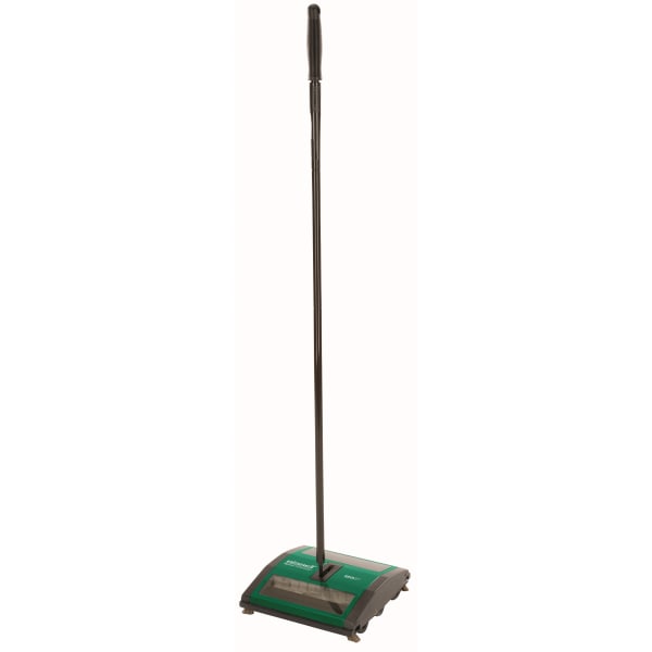 Bissell Commercial Metal Manual Sweeper, 10-1/2inL x 9-1/2inW x 5/8inD, Black