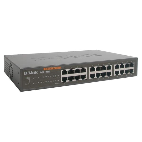 D-Link DGS-1024D 24-Port 10/100/1000 Gigabit Switch
