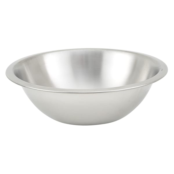 Winco Heavy-Duty Mixing Bowl, 3 Qt, Stainless Steel