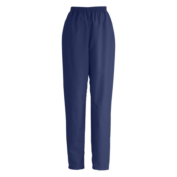 Medline ComfortEase Ladies Elastic-Waist Polyester Scrub Pants, 4X, Midnight Blue