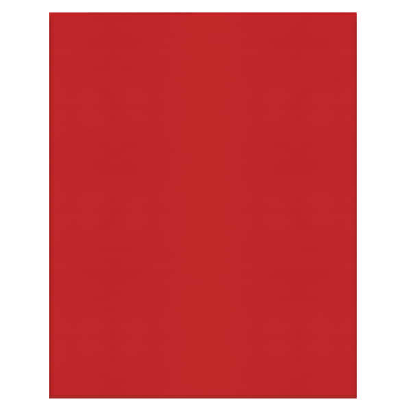Office Depot Brand 2-Pocket Textured Paper Folders With Prongs, Red, Pack Of 10