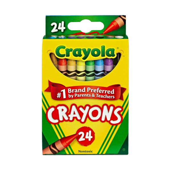 Crayola Crayons, Assorted Colors, Pack Of 24 Crayons