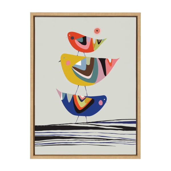 Uniek Kate And Laurel Sylvie Framed Canvas Wall Art, 18in x 24in, The Family Tree