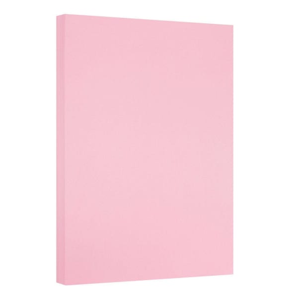 JAM Paper Vellum Bristol Card Stock, Pink, Ledger (11in x 17in), 67 Lb, Pack Of 250