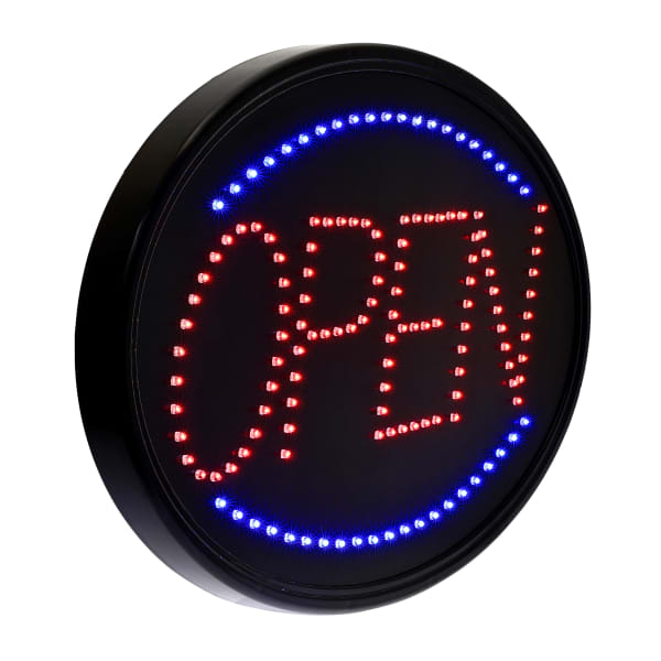 Alpine LED Sign, 14in x 23in x 1in, Open, 12W