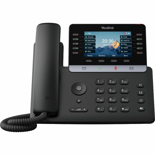 Yealink T74U IP Corded Phone, Total Qty 1