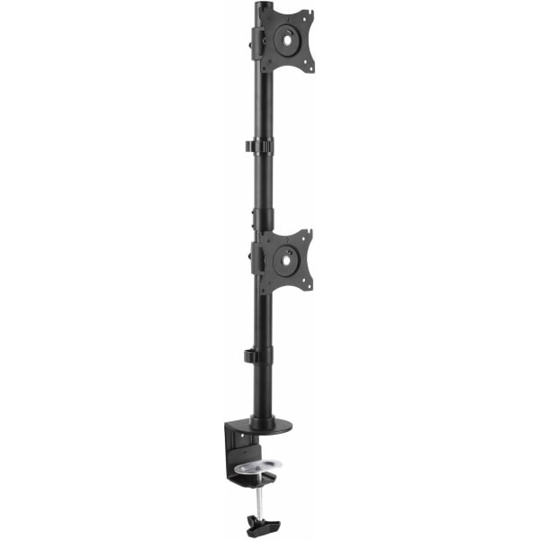 StarTech.com Desk Mount Dual Monitor Mount - Vertical - Steel Dual Monitor Arm - For VESA Mount Monitors up to 27in - Adjustable (ARMDUALV)