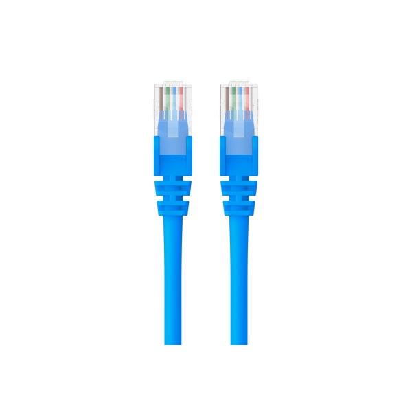 Belkin Component Certified Cat6 Cable - Patch cable - RJ-45 (M) to RJ-45 (M) - 3 ft - UTP - CAT 6 - snagless - blue