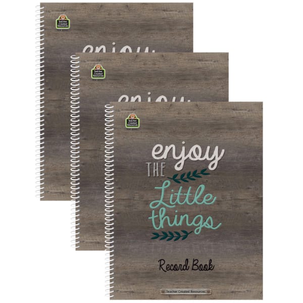 Teacher Created Resources Record Book, Home Sweet Classroom, Pack Of 3